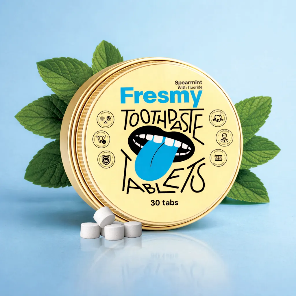 Spearmint (с флуорид) таблетки за зъби 30 бр