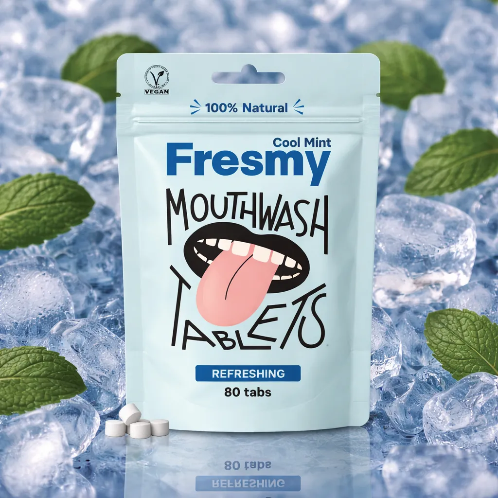 Cool Mint таблетки за вода за уста 80 бр